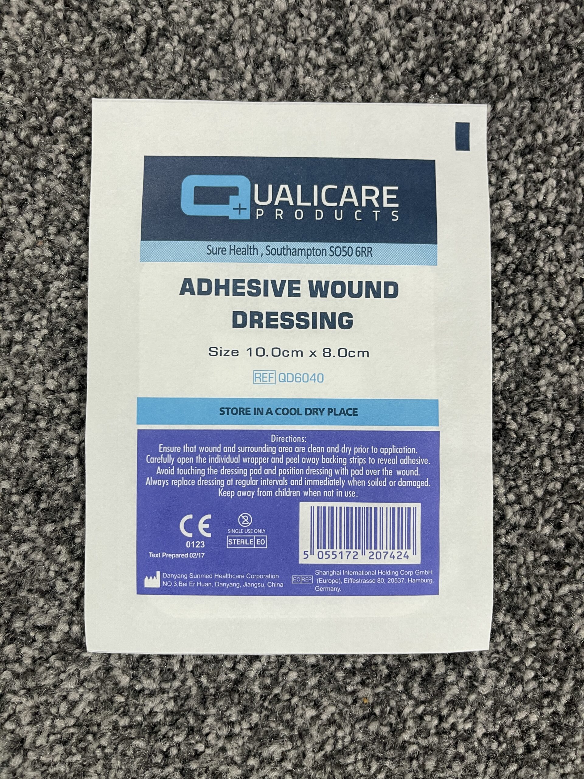 Adhesive Wound Dressing 10cm x 8cm