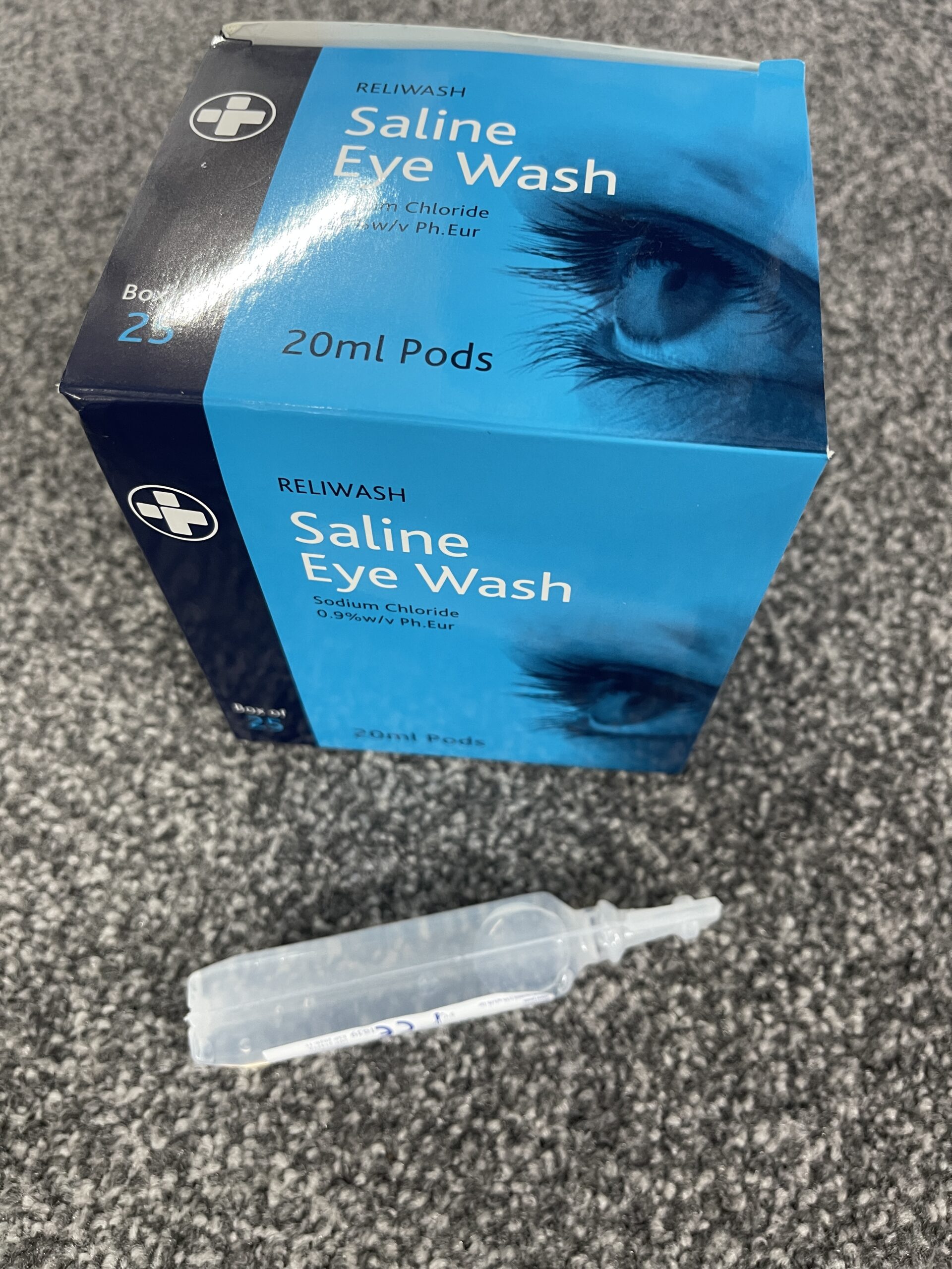 Saline Eye Wash Pods