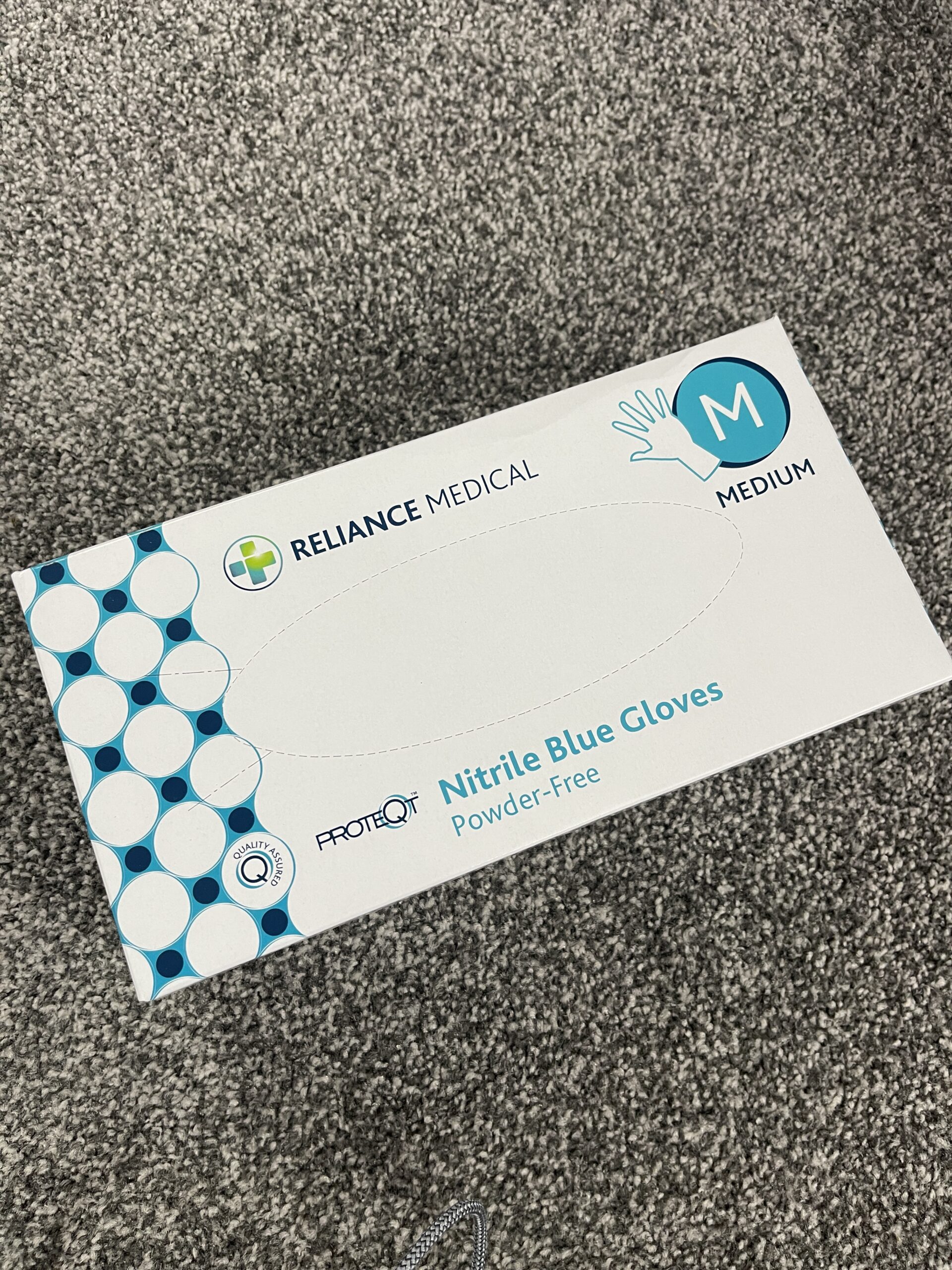 Nitrile Blue Gloves Medium